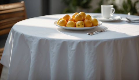 How to Fold a Round Tablecloth