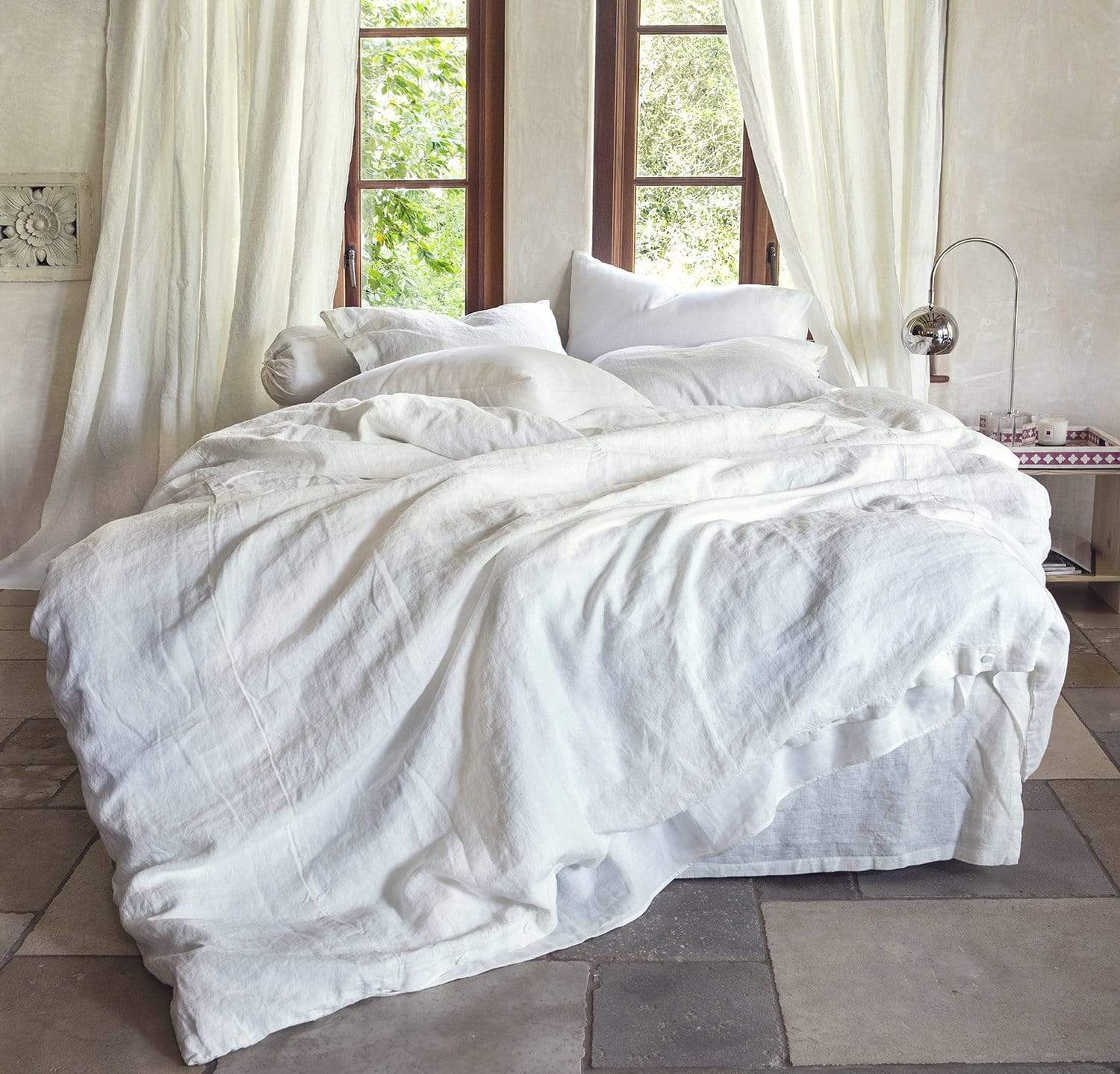 Best Linen Queen Bed Set By Rough Linen