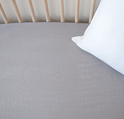 Best Linen Crib Sheet Baby Bedding By Rough Linen