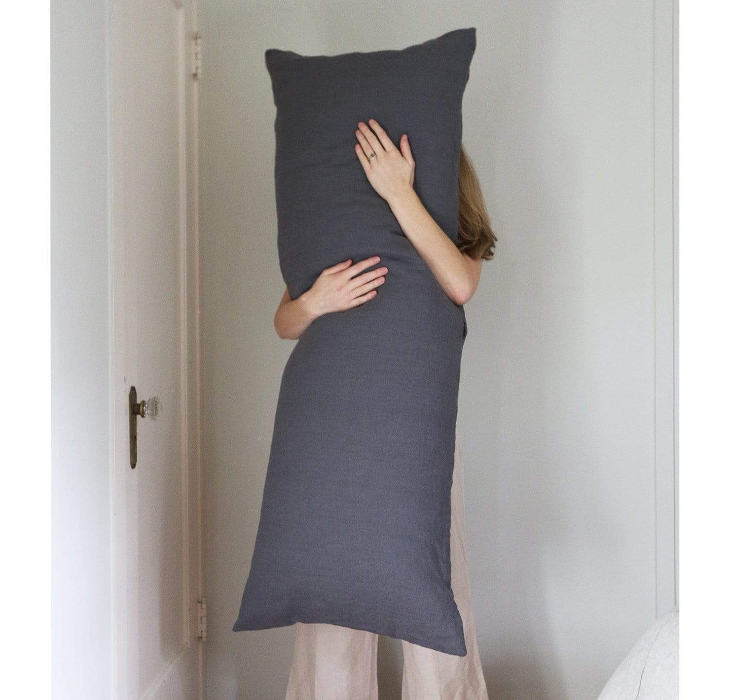 Best Linen Body Pillow Cover | by Rough Linen