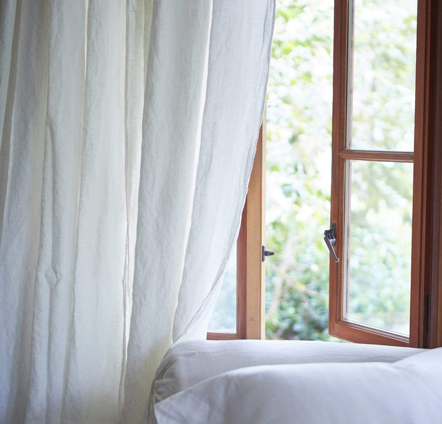 white linen curtains australia