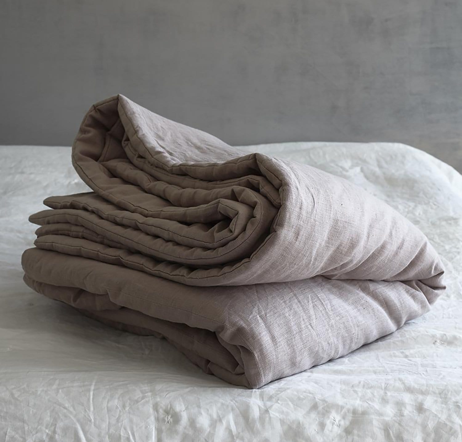 Best Linen Coverlet Blanket By Rough Linen