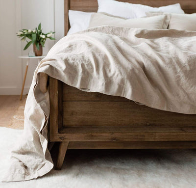 rough linen duvet cover