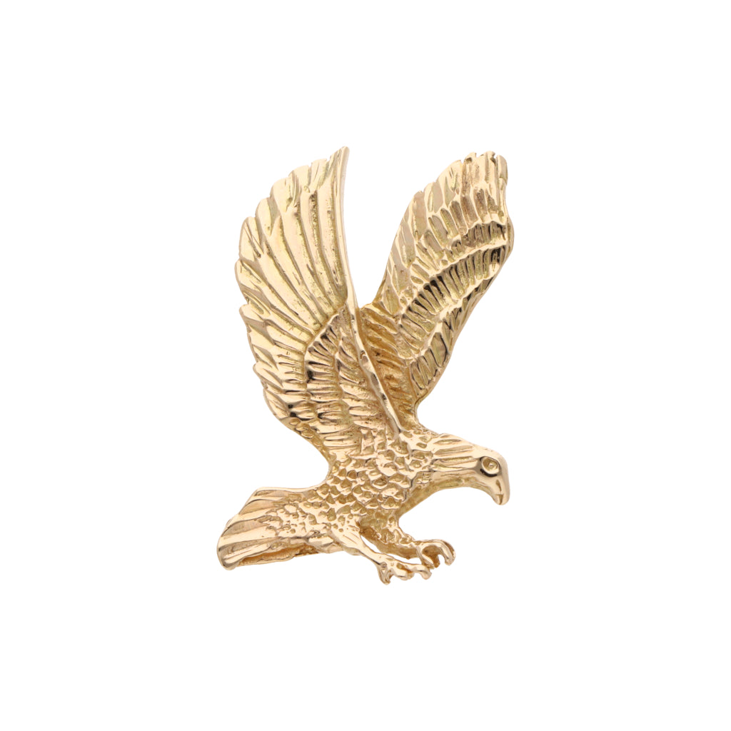 Dije diseño especial motivo águila en oro amarillo 14 kilates. – Nacional  Monte de Piedad