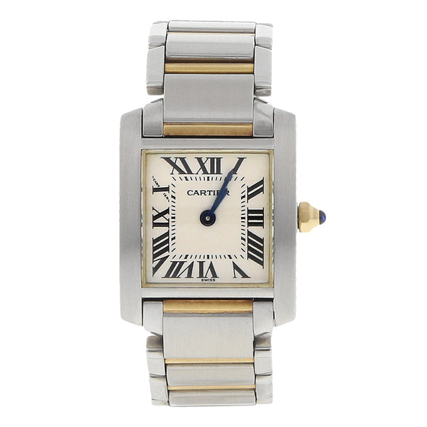 Reloj Cartier Tank Americaine Oro Amarillo Cuerda Manual Caballero