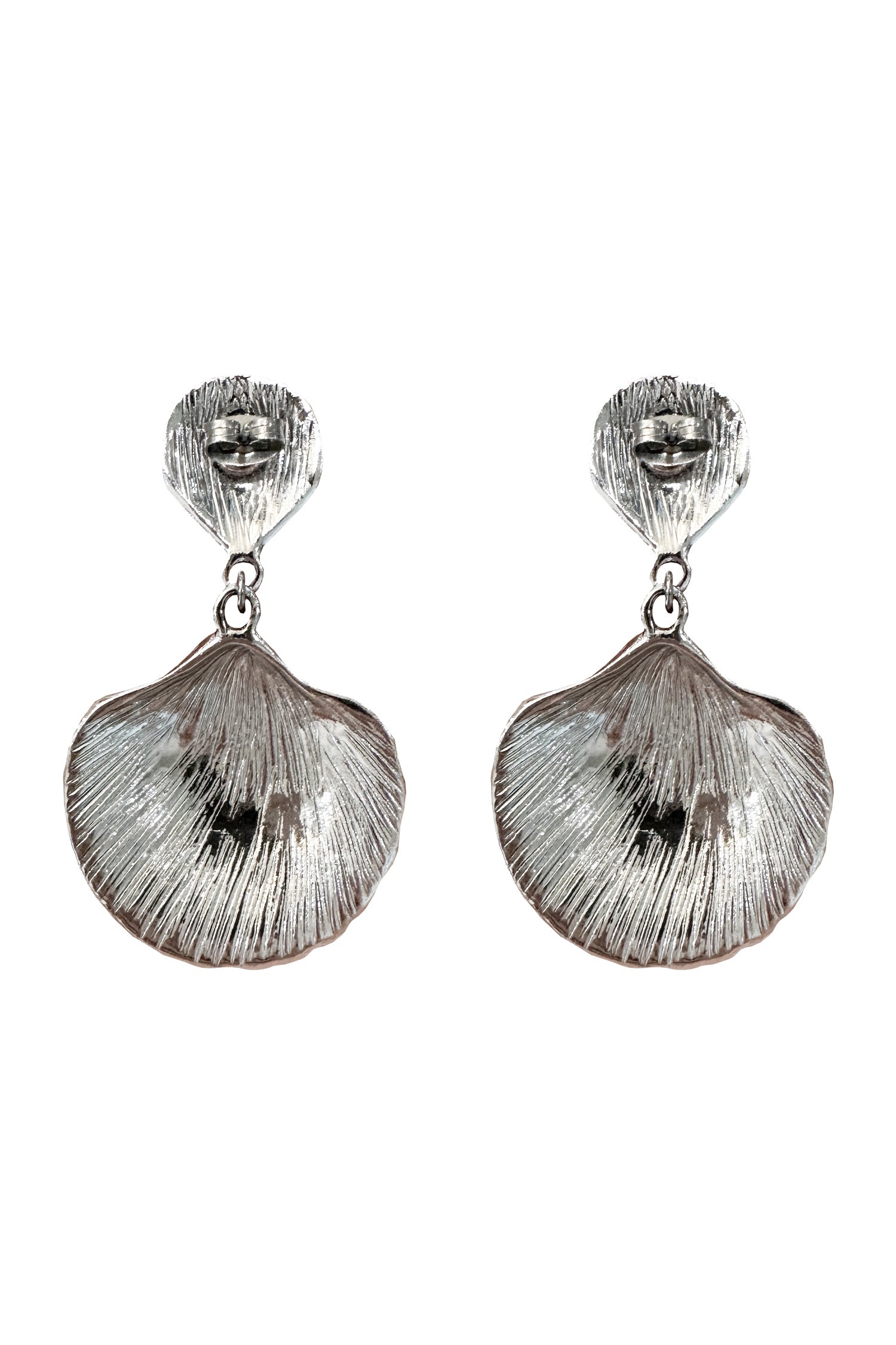 Vittoria Silver Shell Earrings