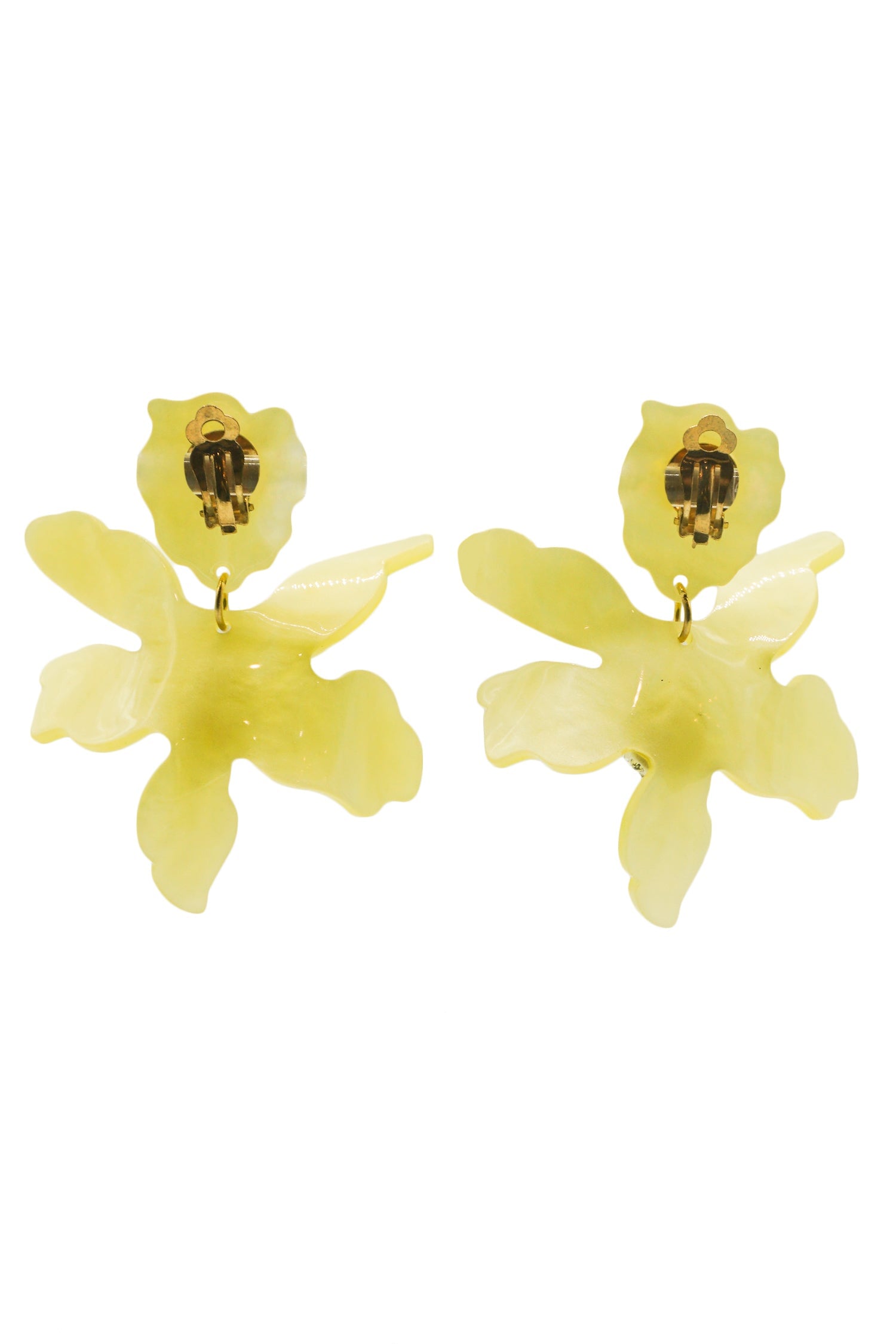 Luna Yellow Flower Earrings