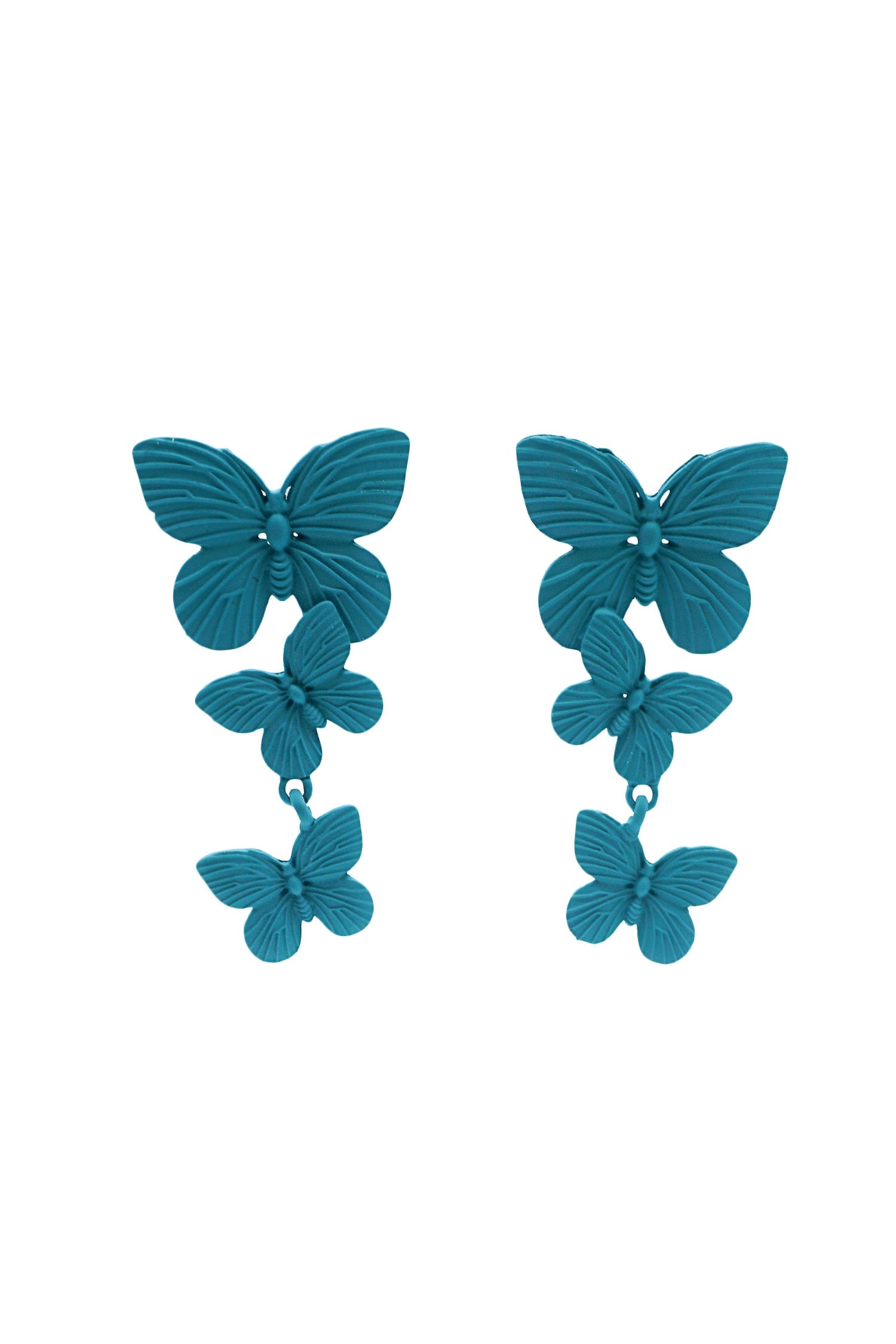 Lolita Blue Butterfly Drop Earrings