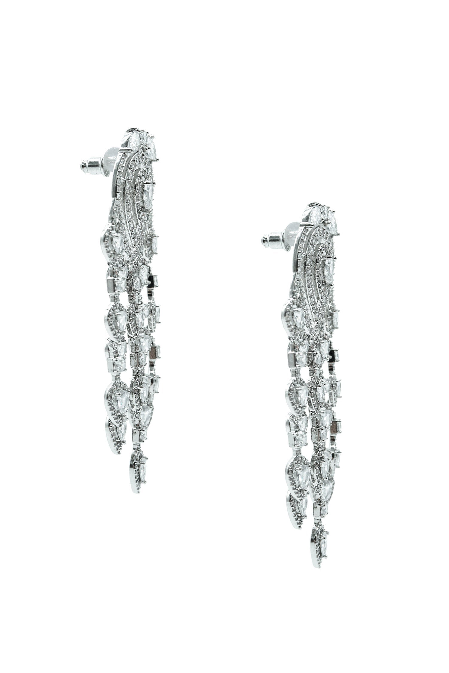 Milana Silver Chandelier Earrings