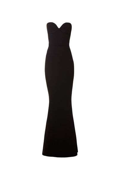 Faye - Black Crepe Gown | Afterpay | Zip Pay | Sezzle | Laybuy