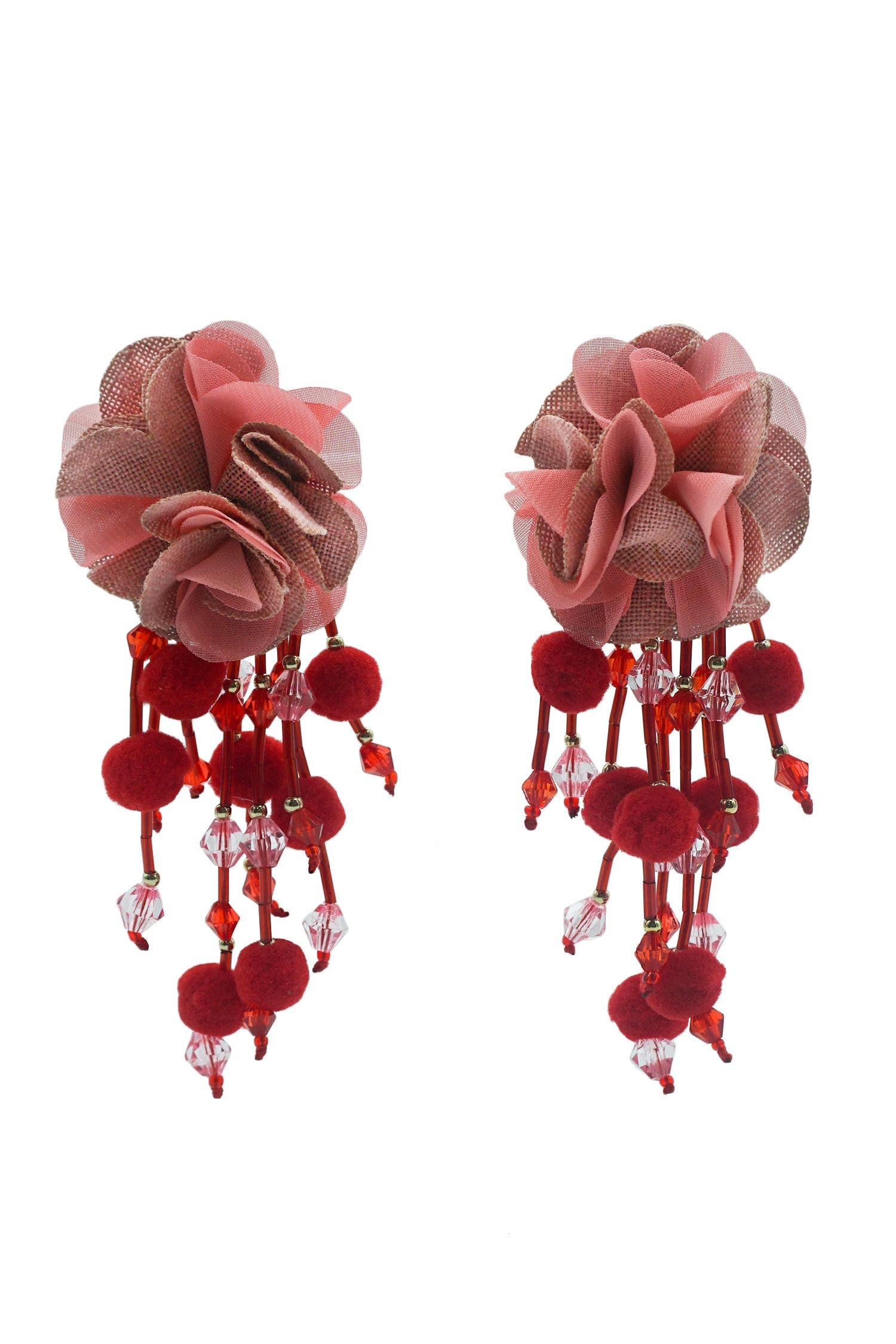 Shailee Multicoloured Flower Drop Earrings