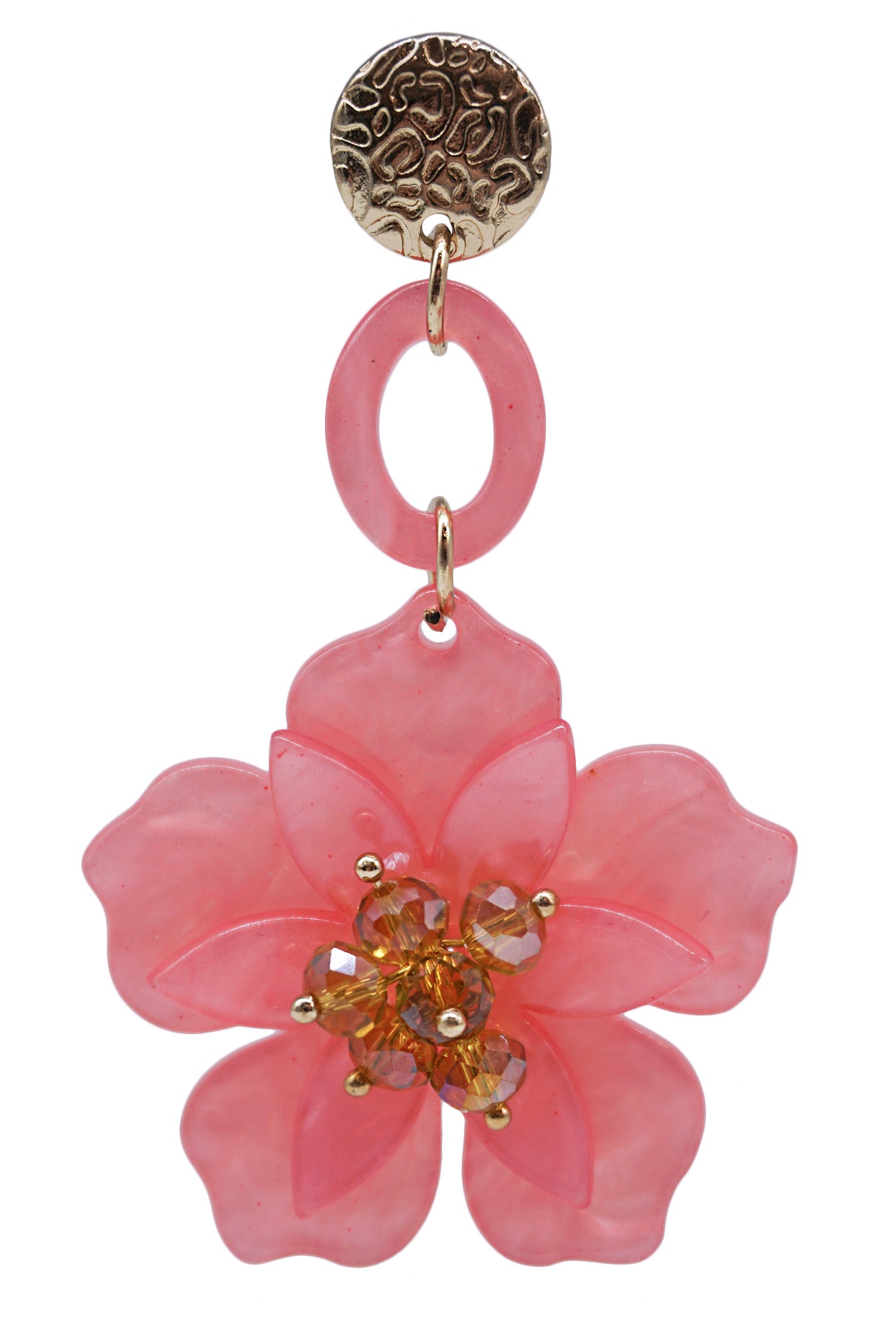 Petra Rose Flower Drop Earrings