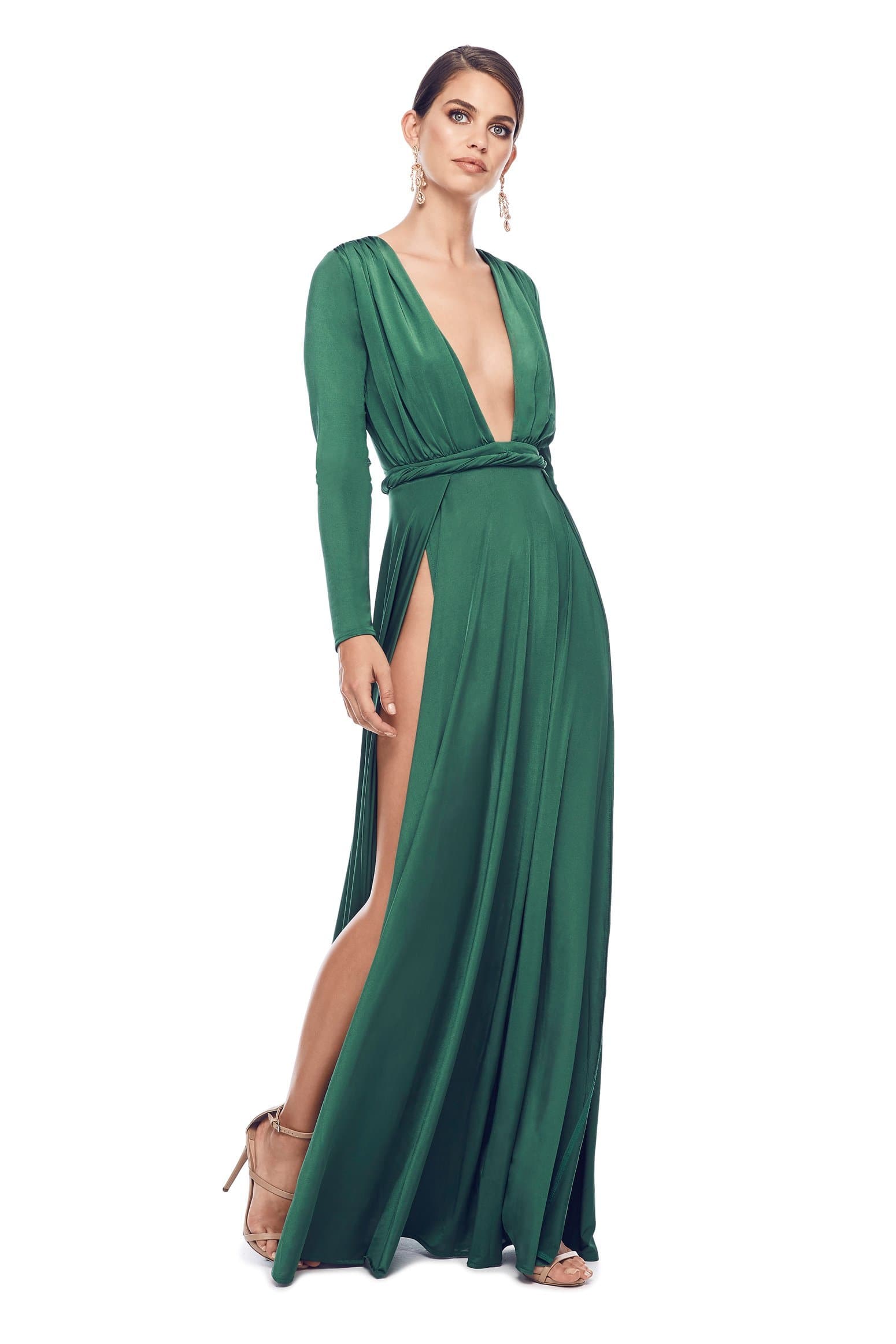 deep emerald dress