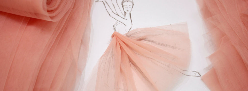 fuste tulle fin