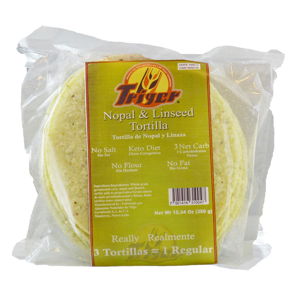 Tortillas Low Carb Triger de Nopal y Linaza – NaturaVia