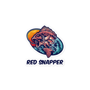 Red Snapper Bubble-free stickers - .223 Digital Art