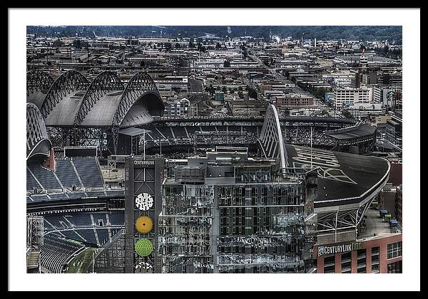 Stadiums - Framed Print - .223 Digital Art