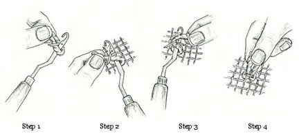 Here is a guide to the size of Oxford Punch Needles. One picture shows the  front of the loops and the other picture shows the size of loops - Punch  Hooking Rugs