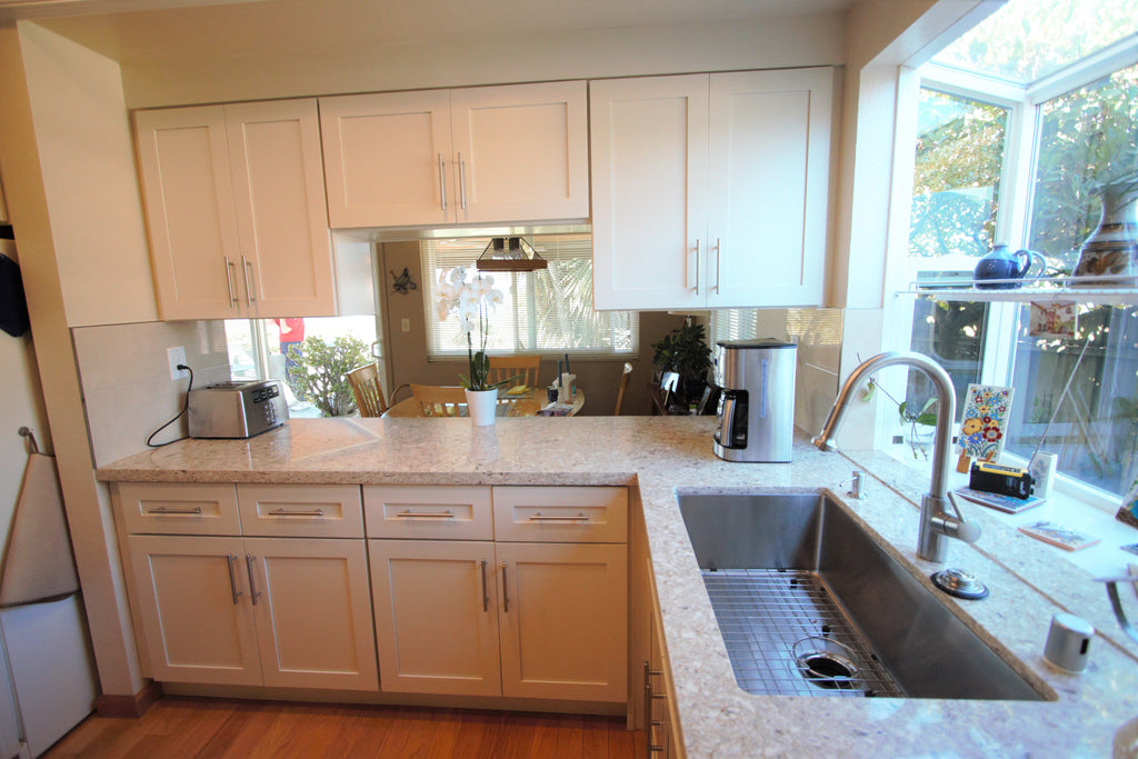 Kitchen Remodel Antique White Shaker Style Hb Home Decor Inc