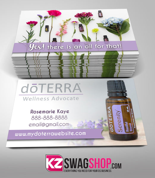 DoTERRA Business Cards Style 4 – KZ Swag Shop