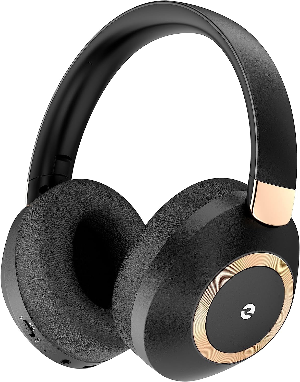 Active Noise Cancelling Headphones, 100H Playtime Headphones Wireless Bluetooth, Bluetooth Headphones with Microphone, over Ear Wireless Headphones with Deep Bass,Fast Charging for Travel,Office,Home