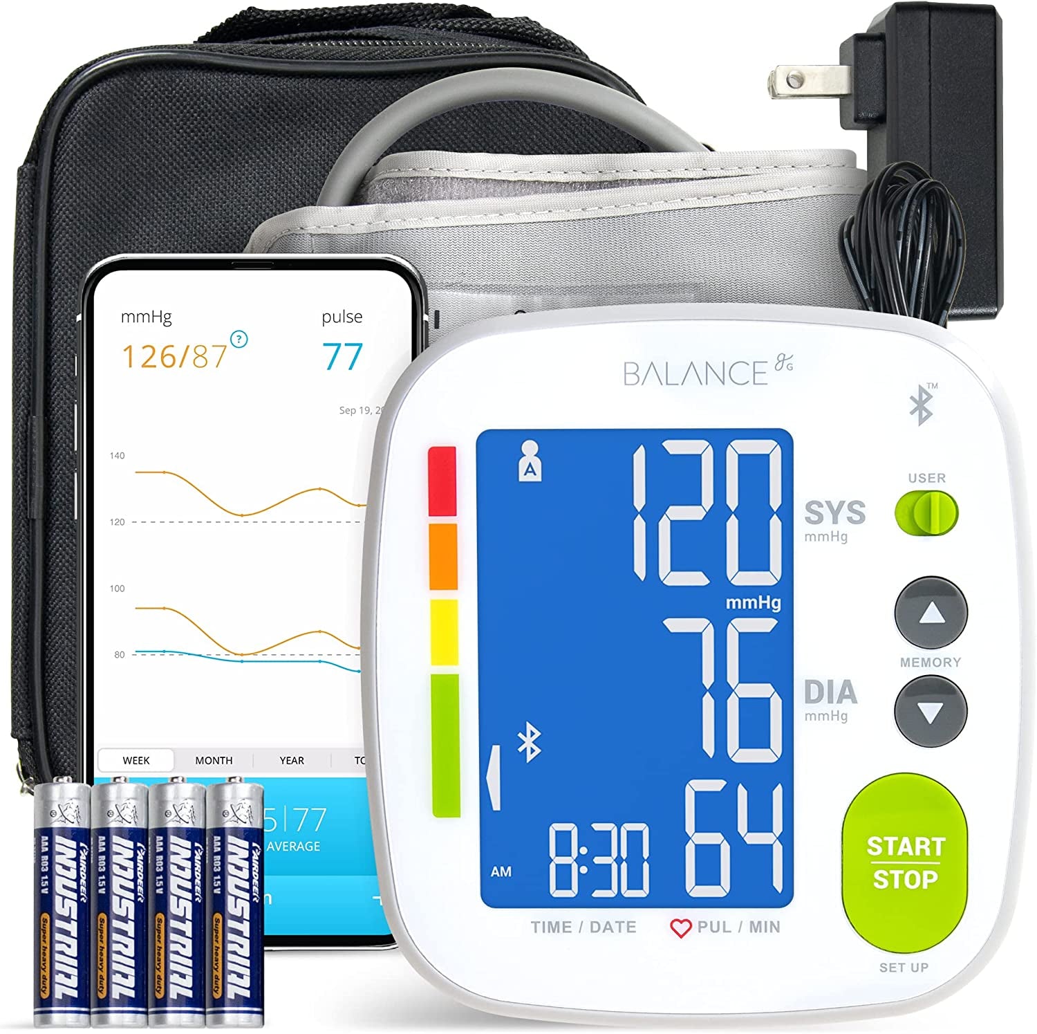 BPM Connect - Digital Blood Pressure Monitor with Health Mate App -  Biometric Sports Solutions
