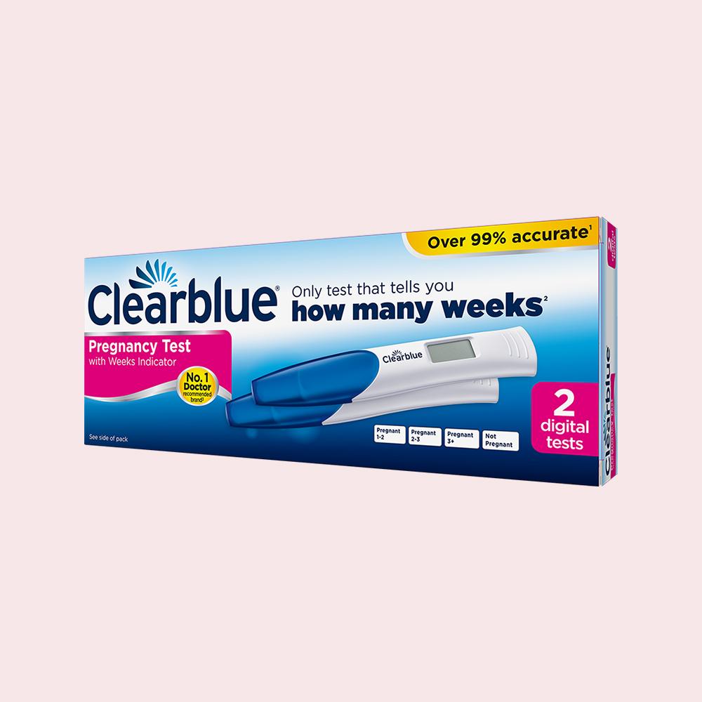 Clearblue Digital Weeks Pregnancy Indicator 2 Tests Dr