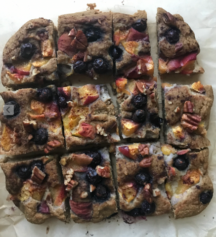 Blueberry Peach Breakfast Bars