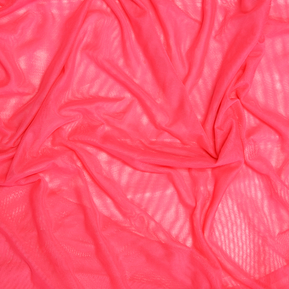 pink mesh material