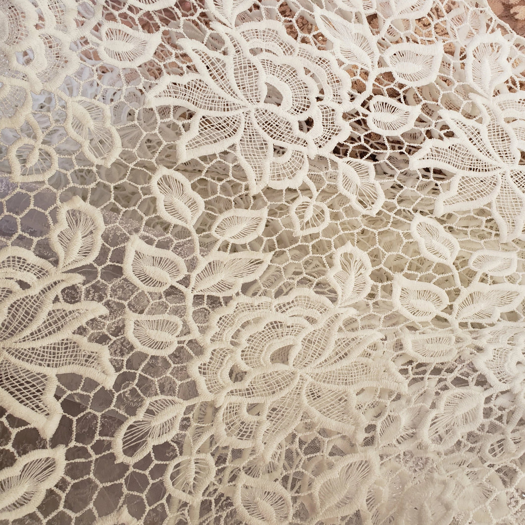 guipure lace fabric