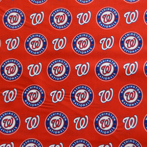 MLB Cotton Broadcloth Chicago Cubs Pink, Quilting Fabric by the Yard