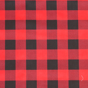 Red & Black Buffalo Check Flannel Fabric, Pattern Fabric, 100% Cotton,  Blankets Fabric, Fabric by the yard, Home accents fabric