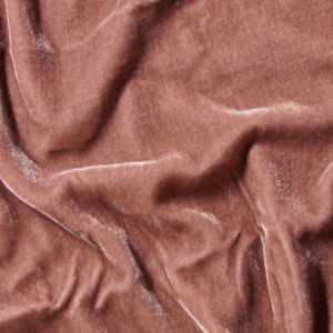 Red Silk Velvet Fabric