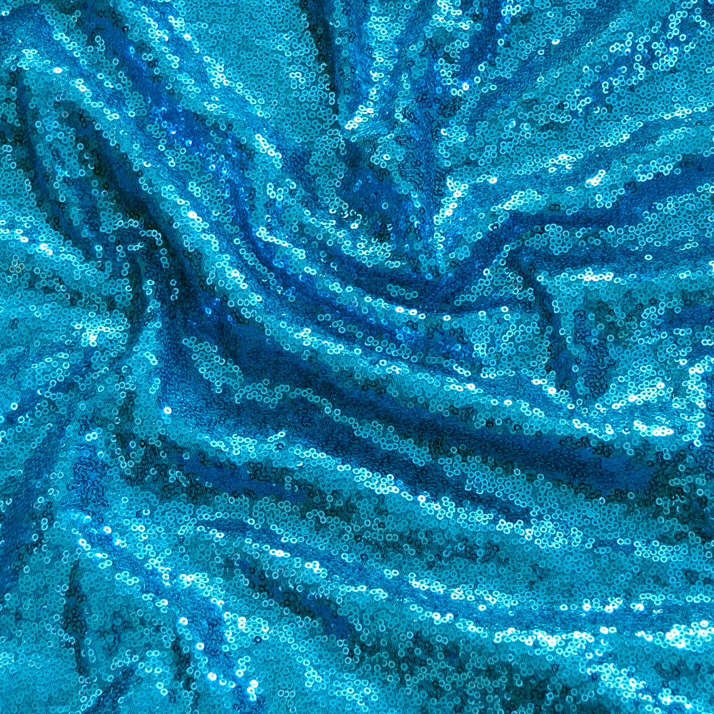 blue sequin