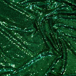 Kelly Green Mini Glitz Sequin Fabric