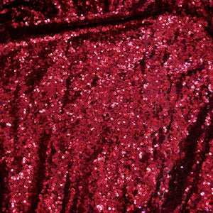 Burgundy Mini Glitz Sequin Fabric