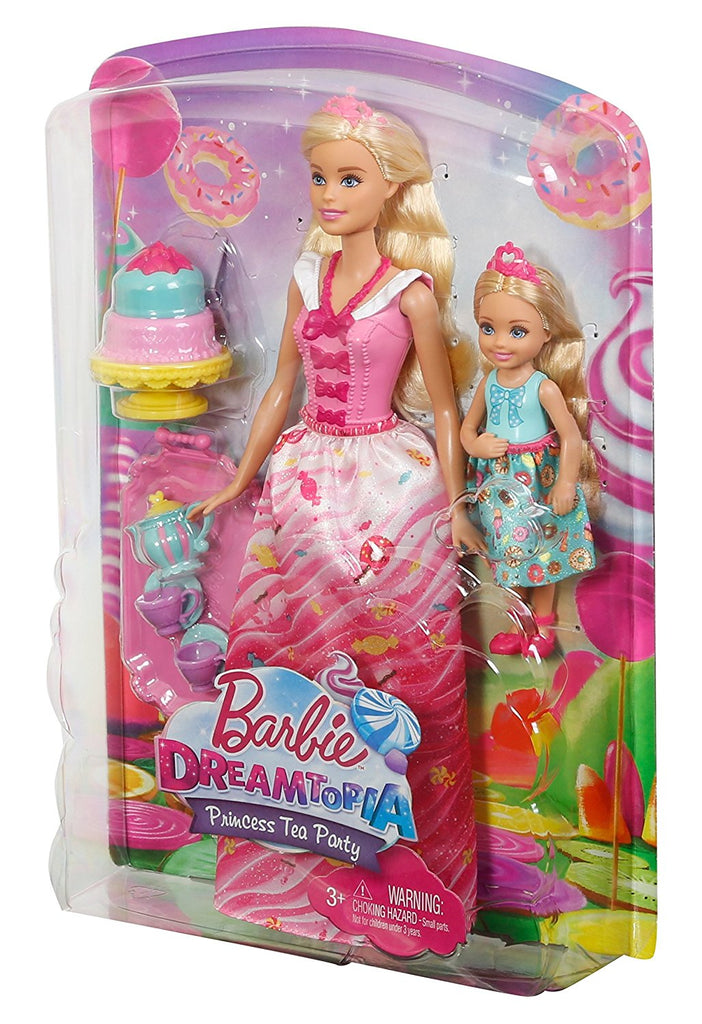 barbie dreamtopia dolls and tea party playset