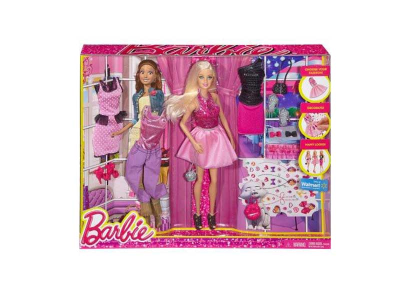 barbie fashion activity gift set