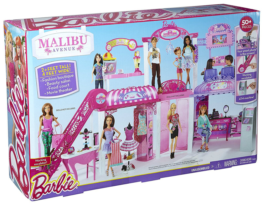 barbie doll mall set