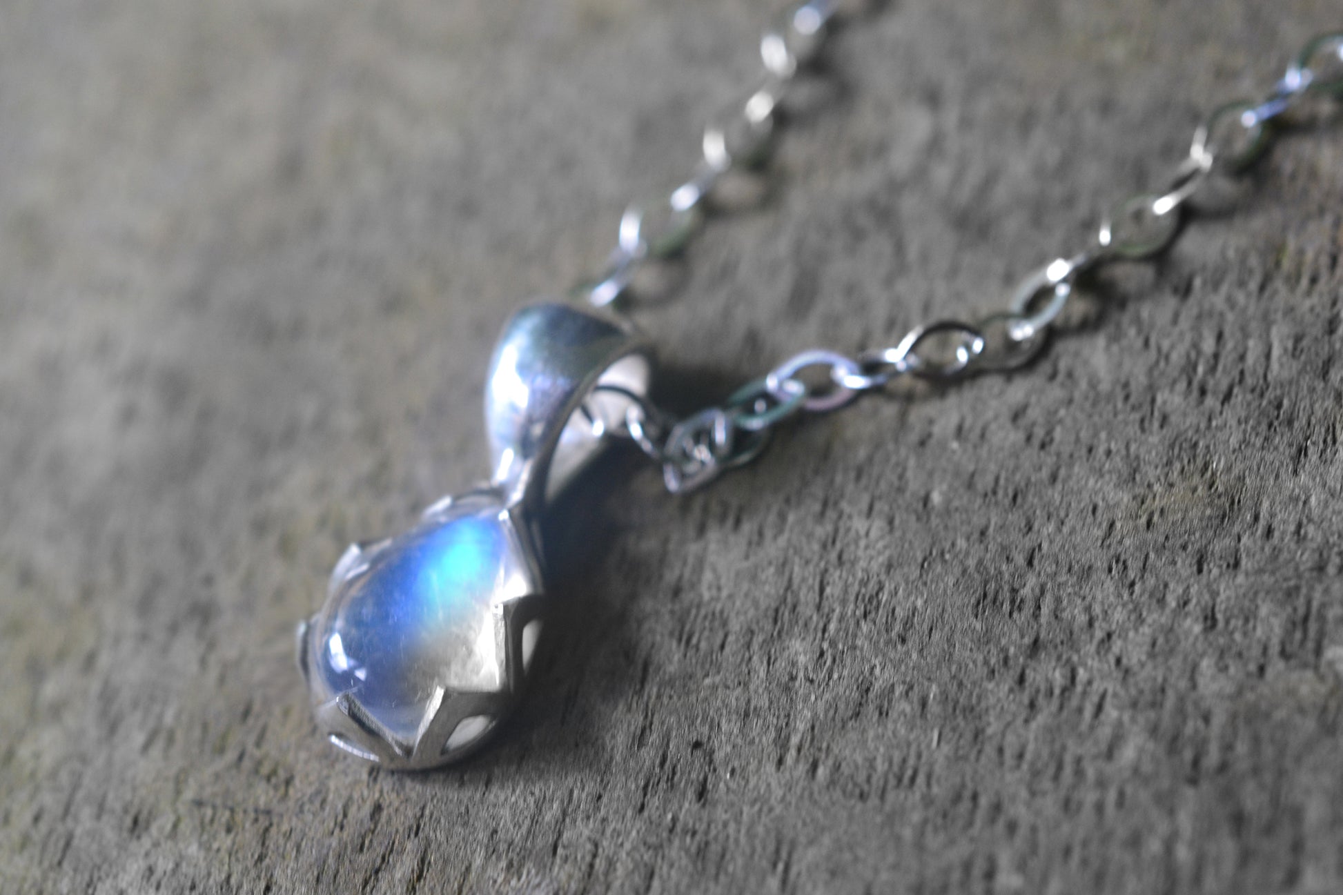 alexandrite and moonstone necklace