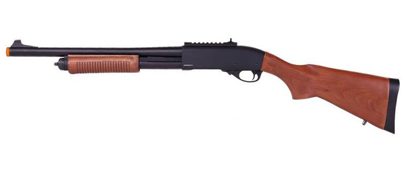 Matador Tactical M870 Gas Tsg Shotgun W Real Wood Blackblitz Airsoft