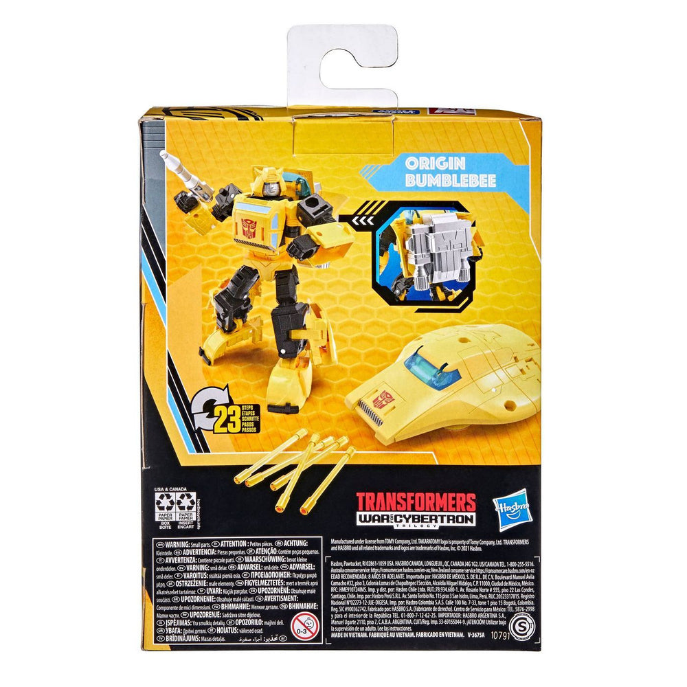 transformers buzzworthy bumblebee war for cybertron deluxe origin bumblebee