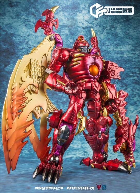 Jiangxing Jx Mb 01 Mb01 Metalbeast Winged Dragon Transformers Master Robotoyz