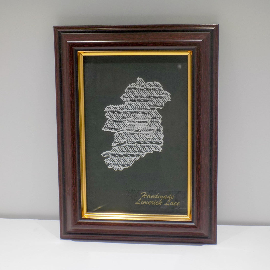 Limerick lace map of Ireland