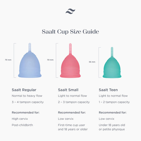 Saalt Cup Size Guide