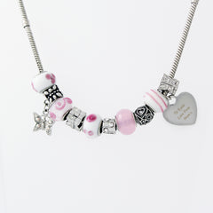 Personalised charm necklace