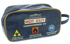 Ministry of chaps warning hot guy handsomeness kit wash bag