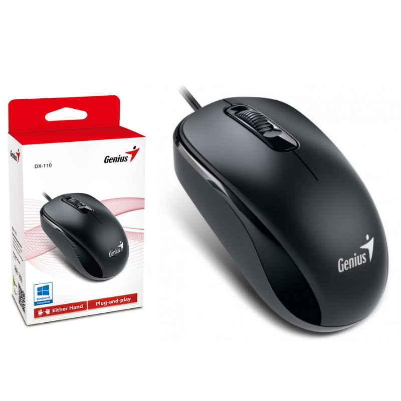 Mouse Genius Dx 110 Usb Negro Blanco Libreriaoasis Com