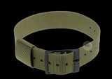 Lightweight 18mm US Pattern Olive Green Military Watch Strap