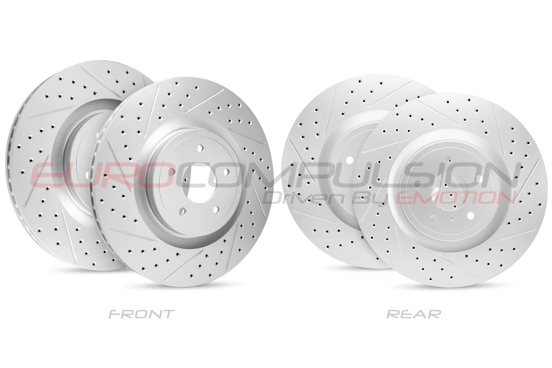 CARBON GEOMET X-DRILLED & SLOTTED BRAKE ROTOR SETS (ALFA ROMEO GIULIA/STELVIO 2.0L)